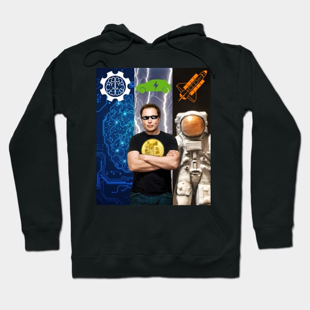 Elon thug life #2 Hoodie by Skull-blades